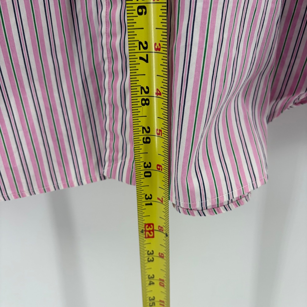 Polo Ralph Lauren POLO Stanton Classic Fit Pink Stripe Button Down Shirt Mens XL - Picture 7 of 9